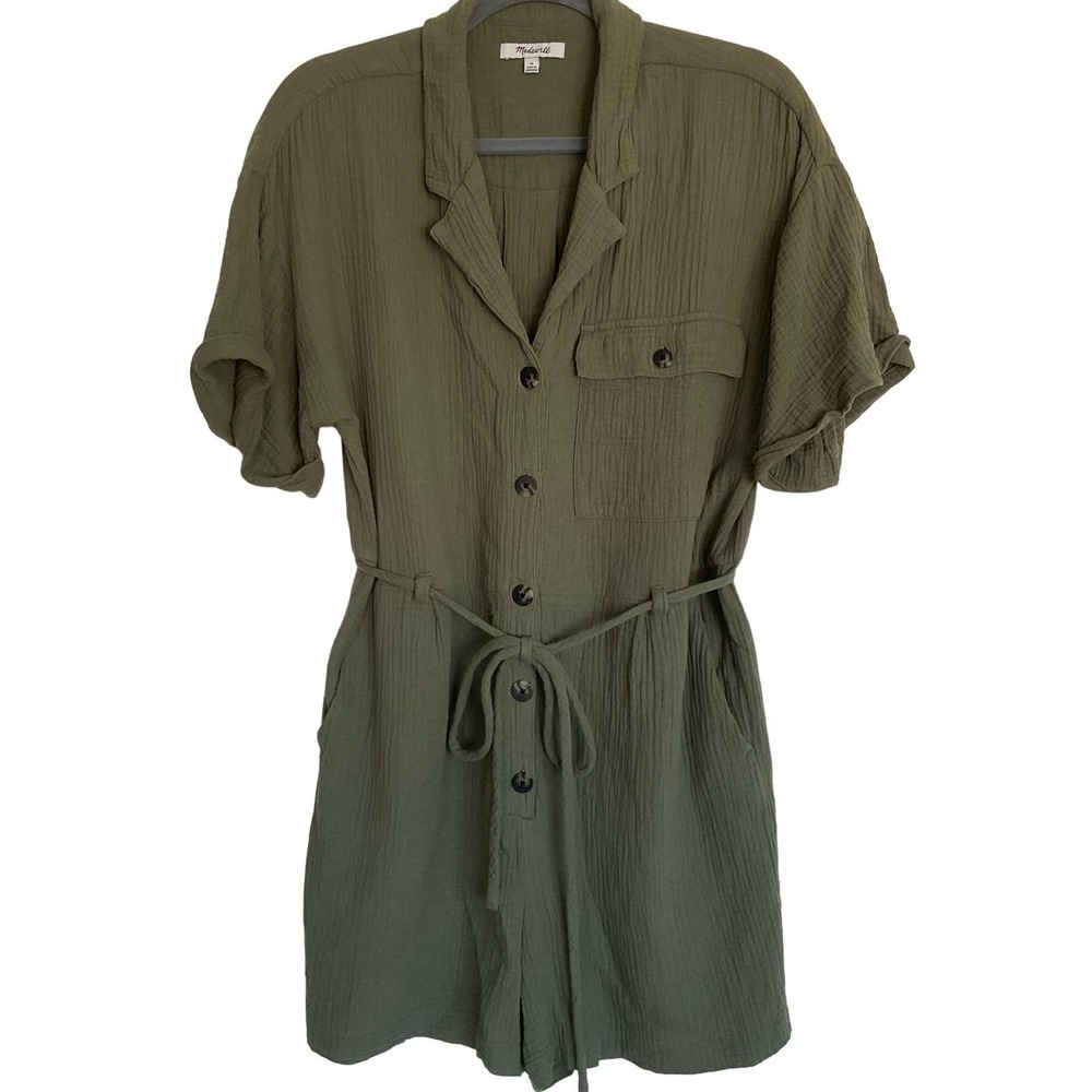 Madewell Olive Green Jumpsuit
